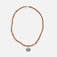 Coral Necklace with Bright Sun Pendant